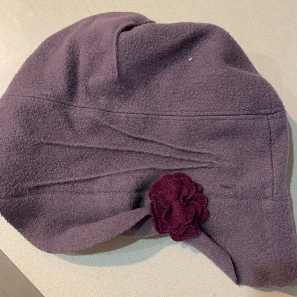 Orzu Purple Cashmere Cap